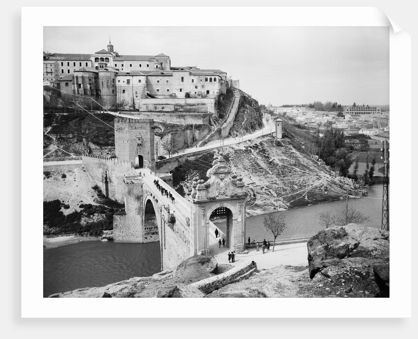 Alcantara Bridge and Tagus River by Corbis