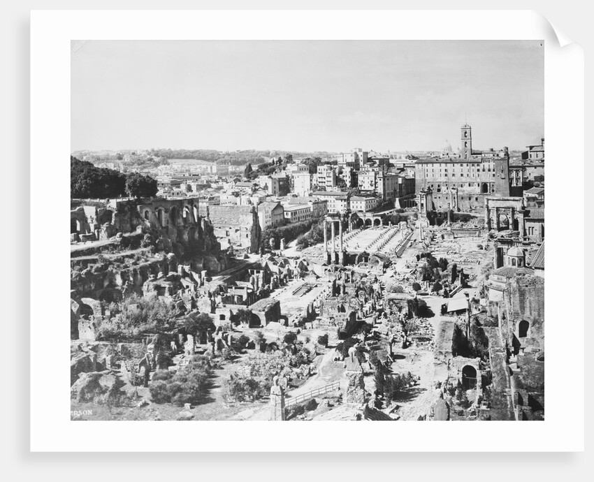Ruins of Roman Forum by Anonymous