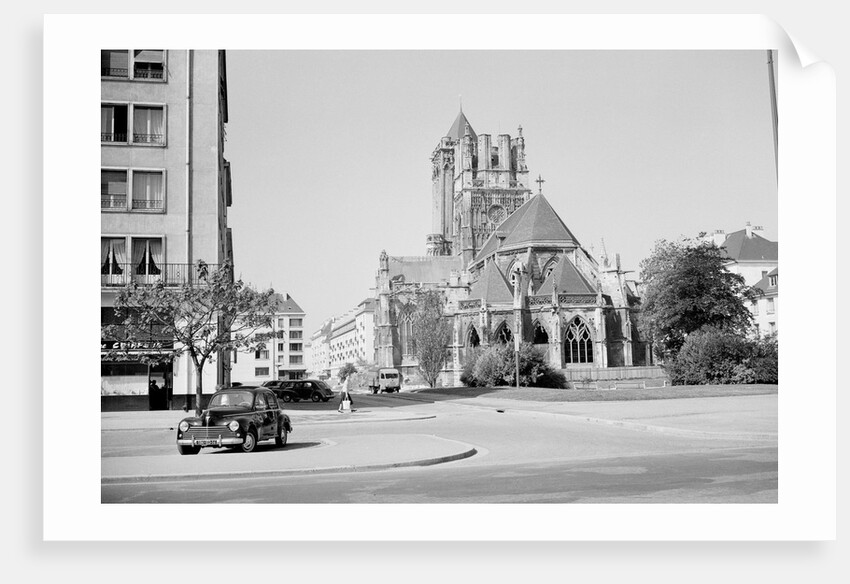 View of Damaged Church by Anonymous