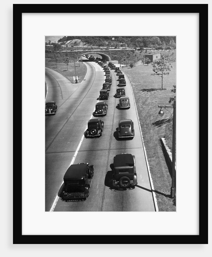 View of Traffic Jam on Grand Central Parkway by Anonymous