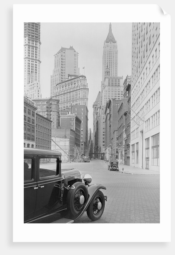 Car on Wall Street by Anonymous
