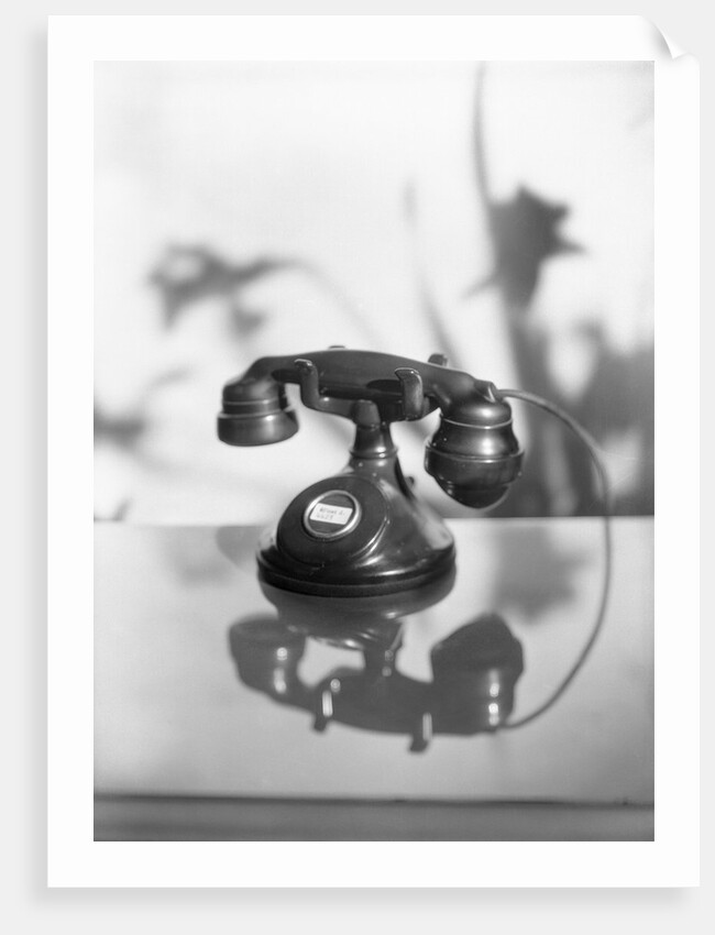 Black Rotary Telephone by Anonymous