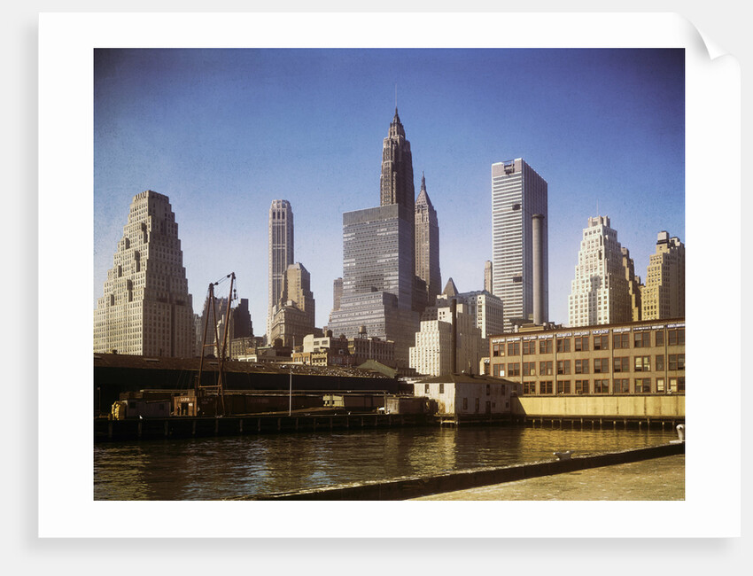 Skyline of New York City's Financial District by Anonymous
