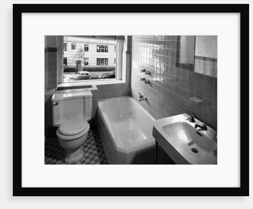 Window View from Earlier Modernized Bathroom by Anonymous