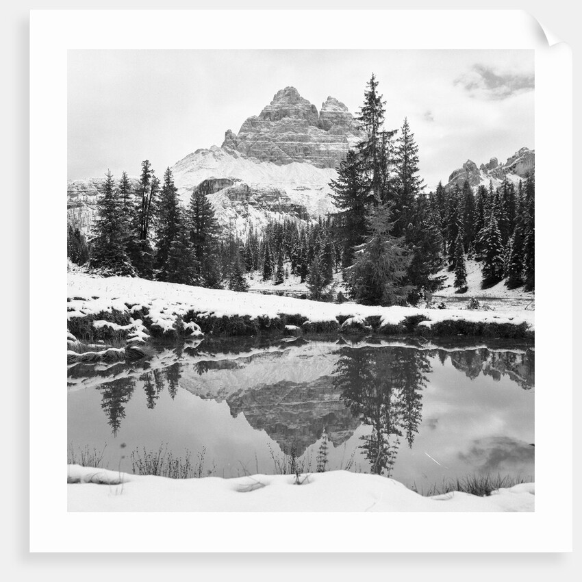 View of Lake and Mountains by Anonymous