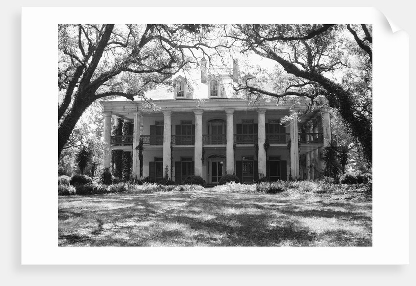 Exterior of Large Plantation Home by Anonymous