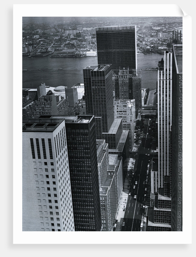Aerial View of East New York by Anonymous