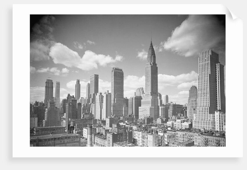 View of New York City Architecture by Corbis