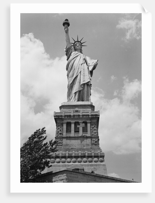 Upper View of Statue of Liberty by Anonymous