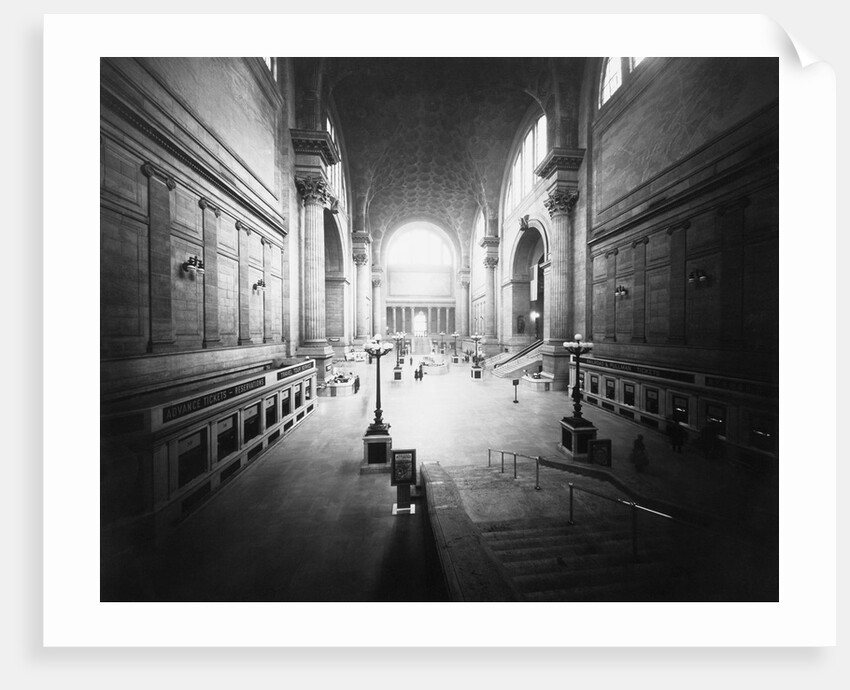 Interior of Pennsylvania Station by Anonymous