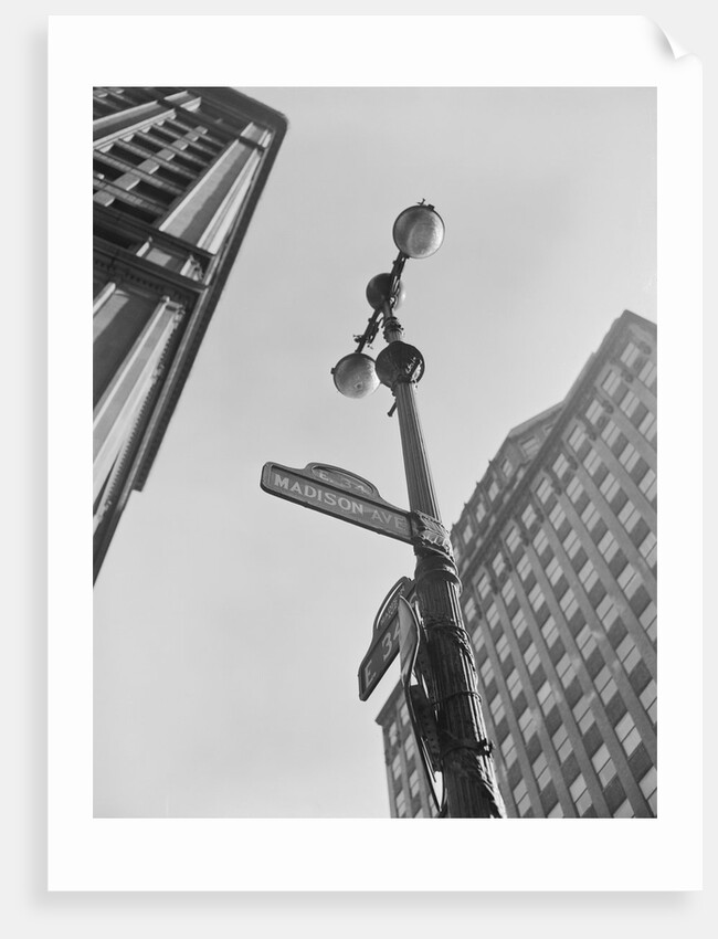 View of Madison Avenue in New York City by Anonymous