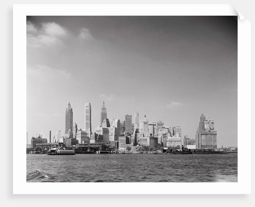 Manhattan Across River by Anonymous