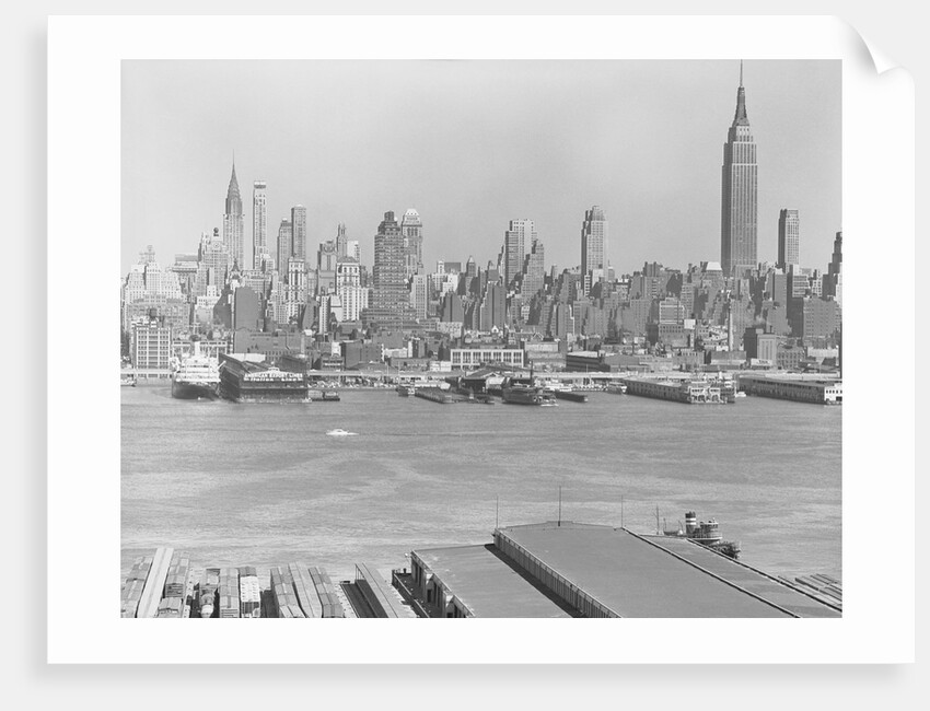 Manhattan Site from New Jersey by Anonymous