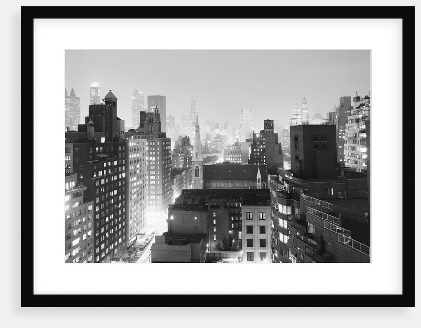 New York City at Night by Anonymous