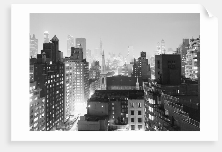 New York City at Night by Anonymous
