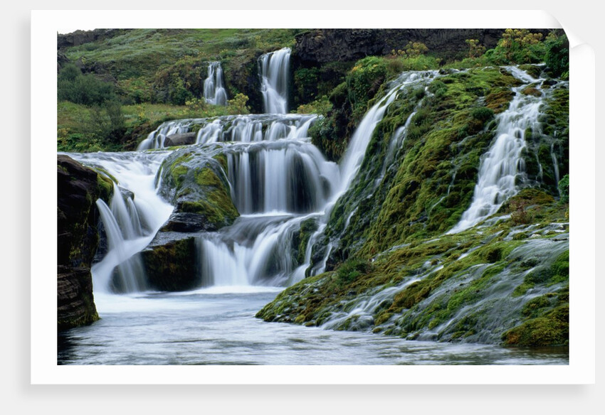 Waterfalls at Gjainfossar by Anonymous