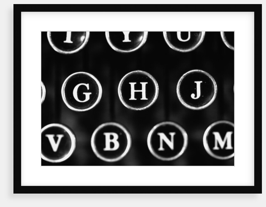 Old Typewriter Keys by Anonymous