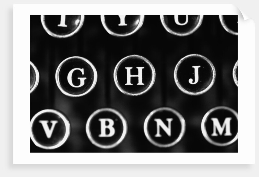 Old Typewriter Keys by Anonymous