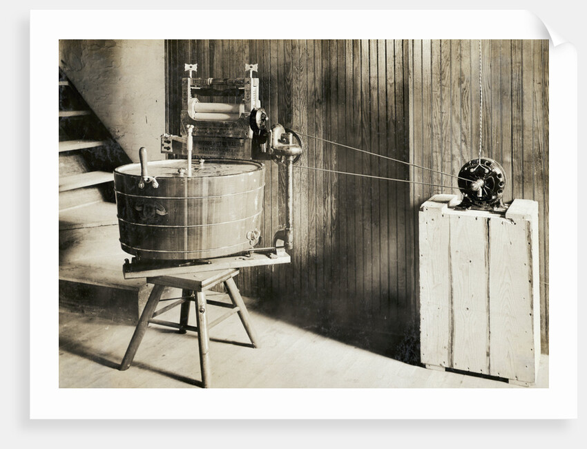 Motor-Driven Washing Machine and Wringer by Anonymous