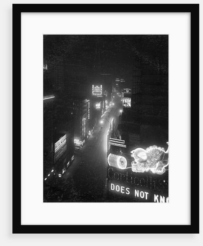 Broadway from Times Square by Anonymous
