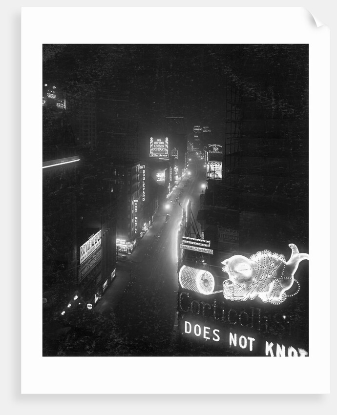 Broadway from Times Square by Anonymous