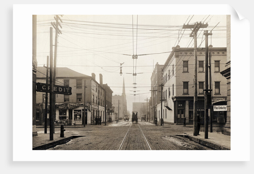 Southern Cambria Railway Tracks Through Johnstown by Anonymous