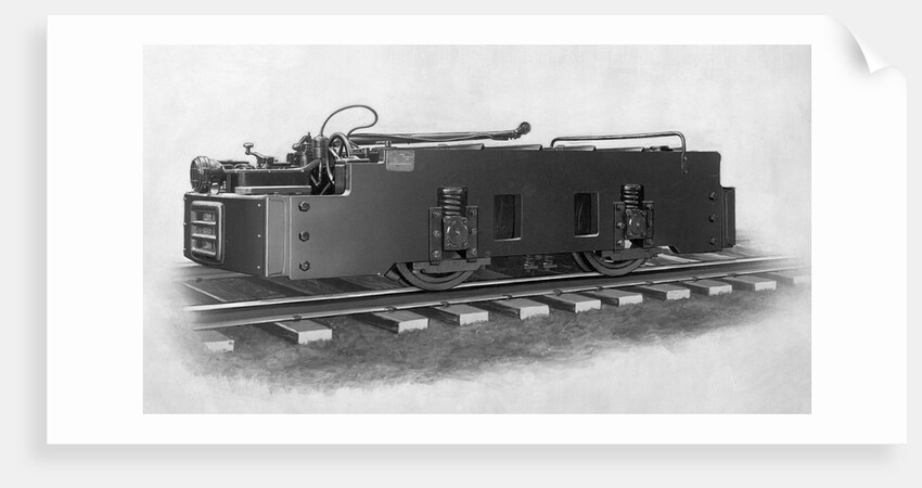 Mine Locomotive Truck by Anonymous