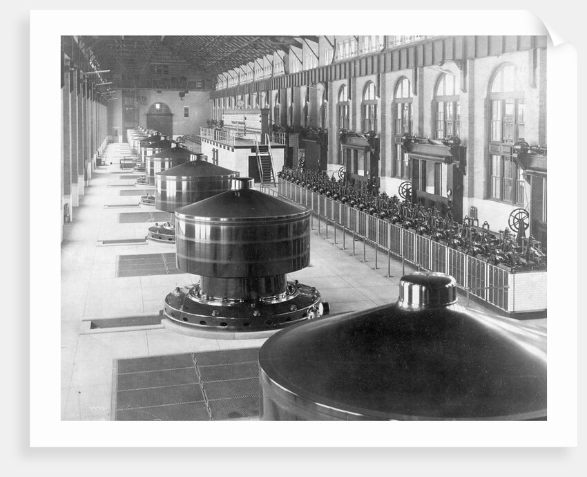 Generators Inside a Power House by Anonymous