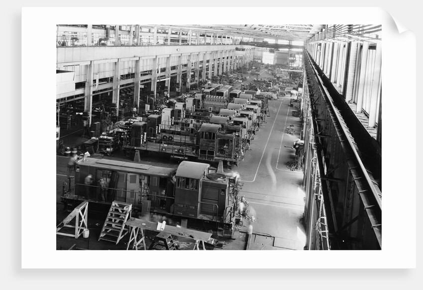 Locomotive Assembly Factory by Anonymous