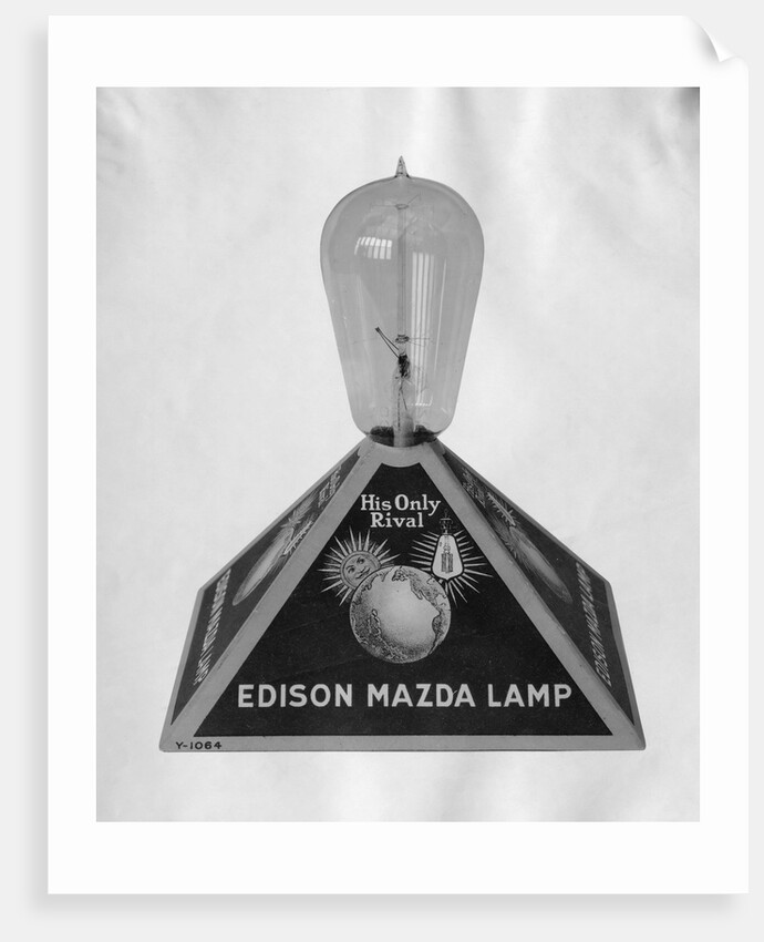 Edison Mazda Lamp by Anonymous