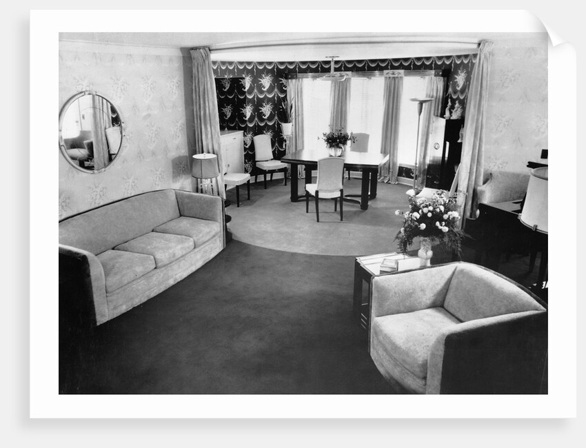 Dining Room of "New American" Home by Anonymous