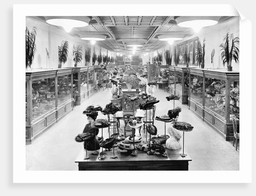 Simon Stahl Millinery Store, ca. 1917 by Anonymous