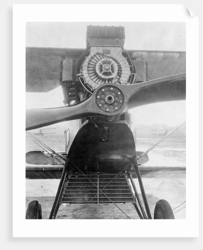 Close-up of Single Propeller Aircraft with G-E Supercharger by Anonymous