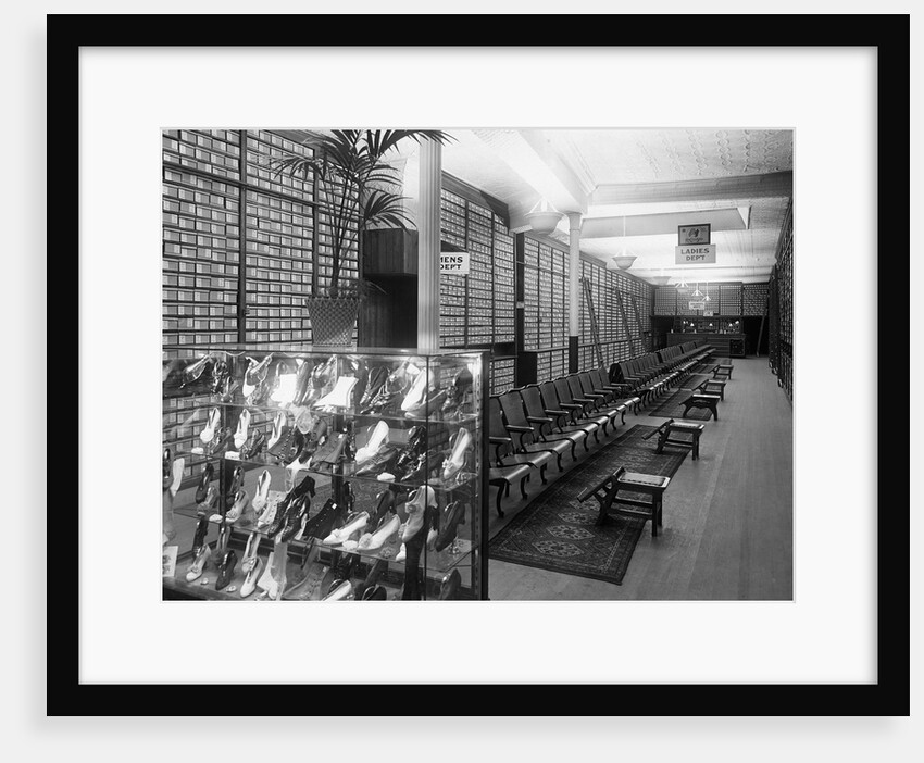 Interior of a Shoe Store by Anonymous
