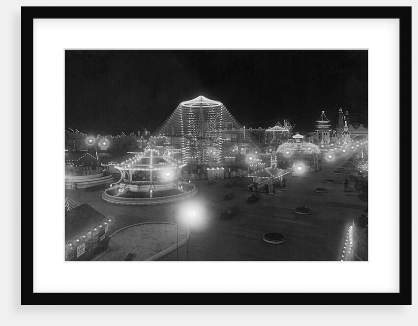 Luna Park with Night Lights by Anonymous