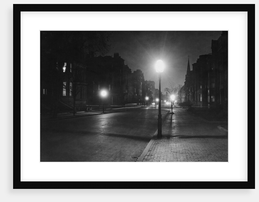 Incandescent Street Lamps by Anonymous