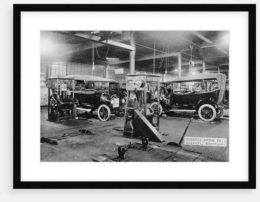 Automobile Assembly Area by Anonymous