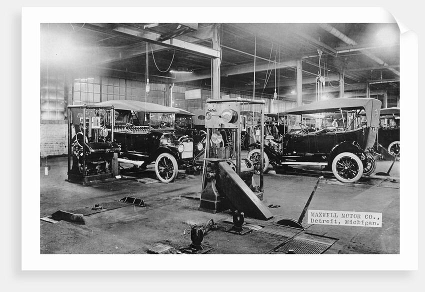 Automobile Assembly Area by Anonymous