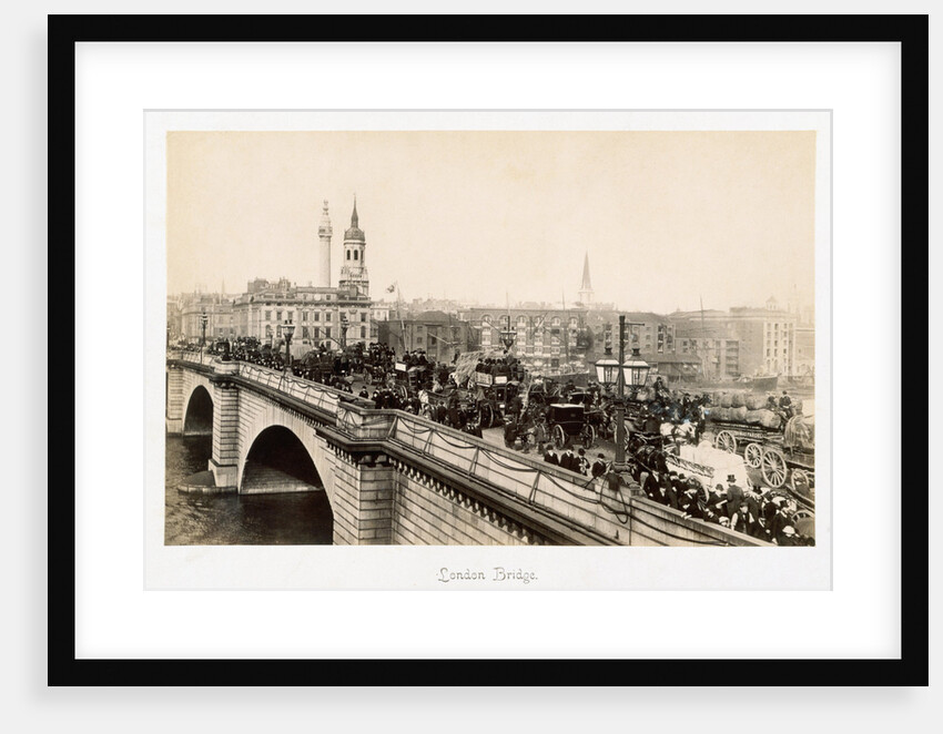 Traffic on London Bridge by Anonymous
