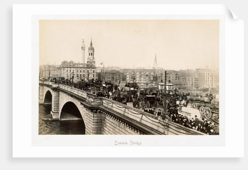 Traffic on London Bridge by Anonymous