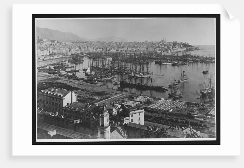 Genoa Harbor by Anonymous