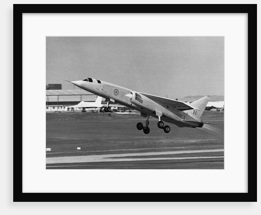 First Flight of BAC TSR.2 by Anonymous