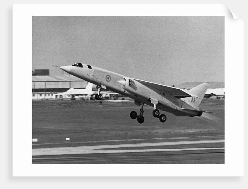 First Flight of BAC TSR.2 by Anonymous