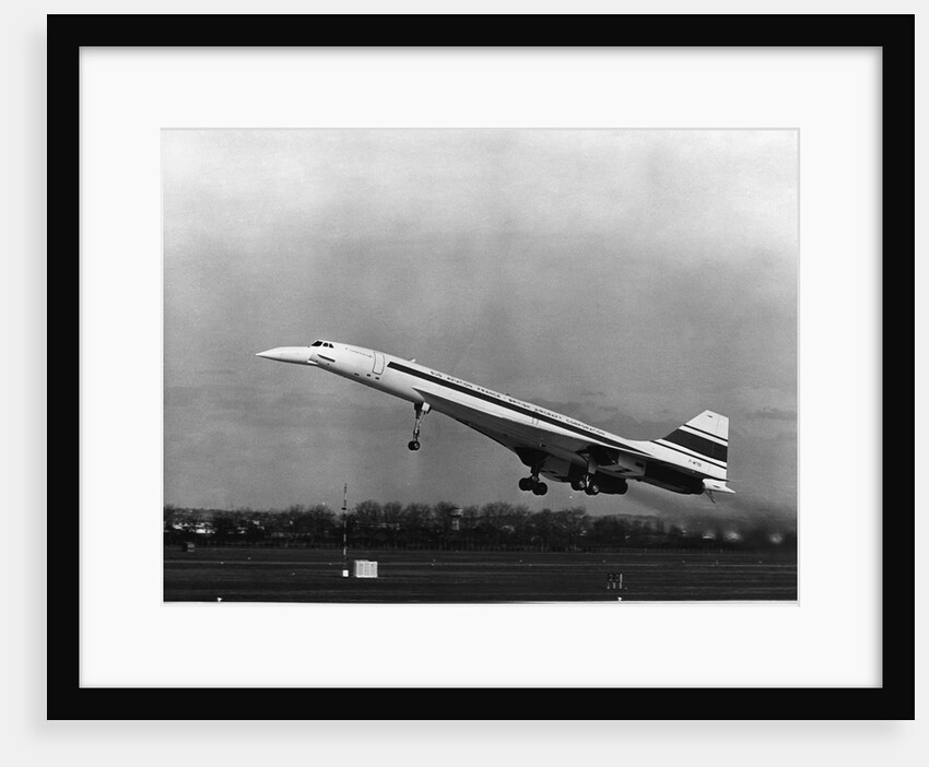 Taking Off For The First Time At 3.30 p.m. Is Concorde 001. by Anonymous