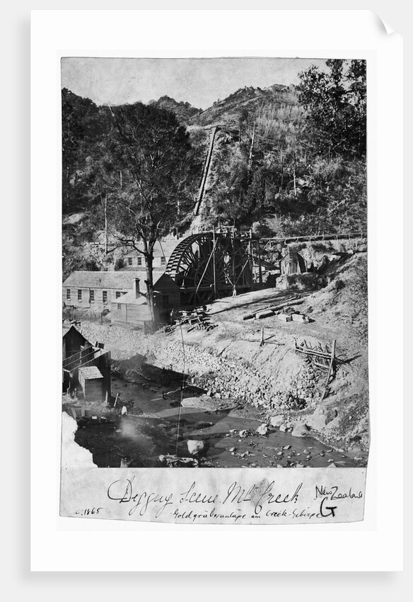 Gold Mine in New Zealand by Anonymous