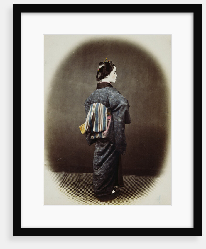 Portrait of a Japanese Woman by Felice Beato