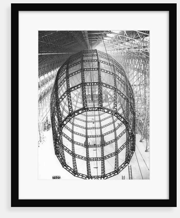 Burney Airship's Ribbed Frame by Anonymous