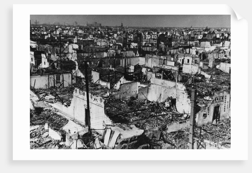 War-Damaged Shanghai by Anonymous