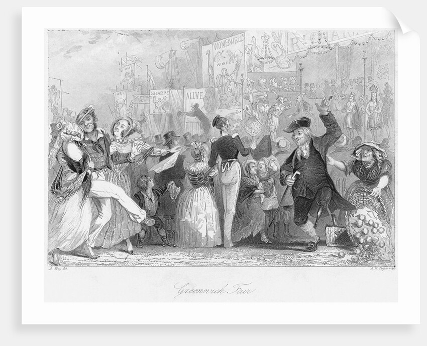 Crowd Enjoy Greenwich Fair by Anonymous