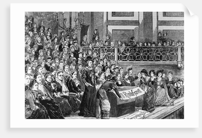 Suffragette Meeting in London by Anonymous